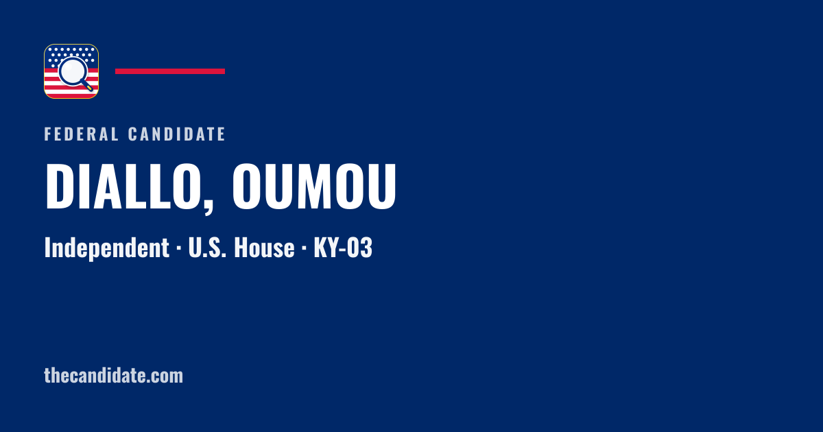 DIALLO, OUMOU — U.S. House — KY-03 | The Candidate